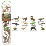 Mini Reptiles and Amphibians Gift Set  12pc Tube - Collecta