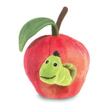 Worm in Apple Finger Puppet - Folkmanis