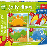 Jolly Dinos 4 My First Puzzles - Ravensburger