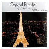 3D Gold Eiffel Tower - Crystal Puzzle