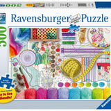 Needlework Station Large Format 500pc Puzzle - Ravensburger