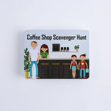 Coffee Shop Scavenger Hunt Magnetic Game - Zipboom
